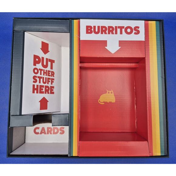 Throw Throw Burrito REPLACEMENT Game Box No Parts - Picture 3 of 4
